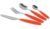 Gimex Grey Line Besteck-Set, 16-teilig, orange