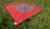 Bent Zip Carpet verbindbarer Teppich, 250x250cm, rot