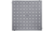 Clippy Bodenrost, 50×50×2,5cm, basaltgrau