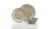 Flamefield Vintage Geschirrset, 12-teilig, beige