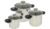 Bo-Camp Elegance Compact Kochtopf-Set, Edelstahl, 6-teilig
