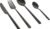 Bo-Camp Besteck-Set, 16-teilig, schwarz