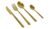 Bo-Camp Besteck-Set, 16-teilig, gold
