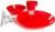 GSI Outdoors Cascadian Geschirrset, 1-Person, rot