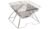 Robens Wayne Holzkohlegrill, 34,5x35x25,7cm, Stahl, silber