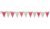 Nordisk Wimpelleine, 270cm, 2 Stück, cherry