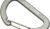 Nordisk Karabiner, Aluminium, 8 Stück, Größe L