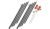 Vango Adjustable Steel King Poles Aufstellstangen 180-220cm, schwarz
