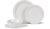 Kampa Classic White Geschirrset, Melamin, 12-teilig