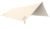 Nordisk Kari 8 Baumwoll Tarp, 250x325cm, natural
