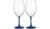 Brunner Nautical Weinglas, 2er Set, 600ml, blau