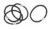Ferrino Zeltboden Ring, 4er-Pack
